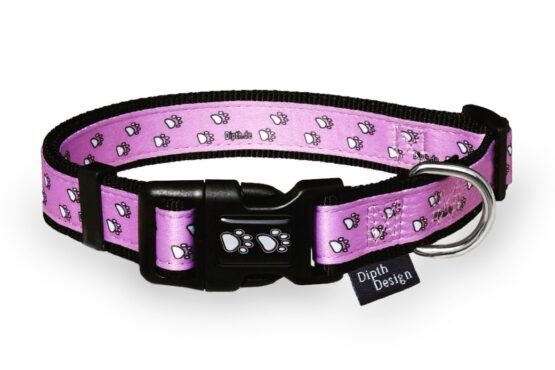 Hundehalsband Pfoten DipthDesign